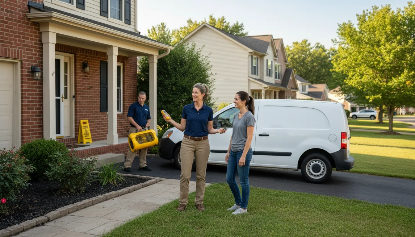 Water restoration image for Dehumidification And Cleanup Services in Naples, ME